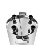 Корзина с педалью 50л. хром. Арт.Е0161_