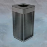 Урна для мусора 354х354х930мм, арт. Parallel_