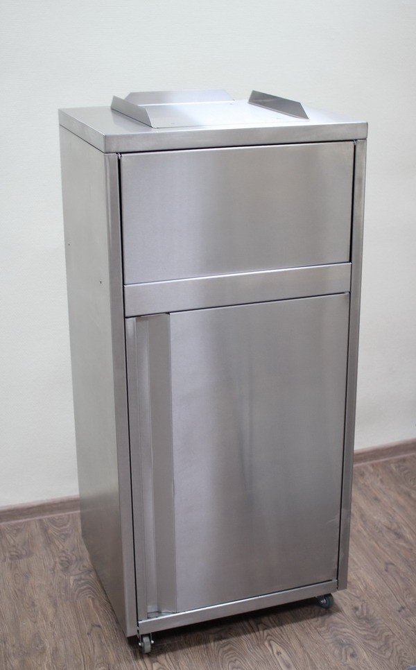 Урна для фудкорта, 120л, на колесах, арт.МЕГА-3