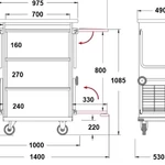Тележка универсальная, 50х140х120см, арт.Basic_