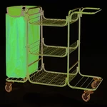 Тележка разборная для горничной, 51х105х112см, арт. ТР1_